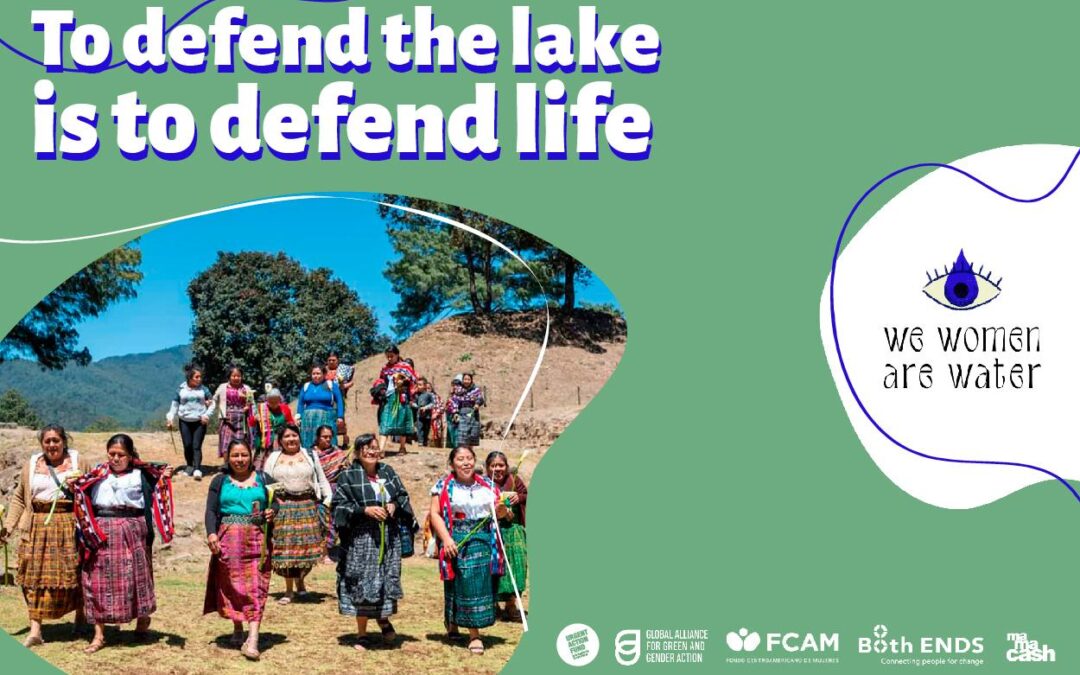 To defend the lake is to defend life. Colectivo Comunidad Tz´unun Ya´